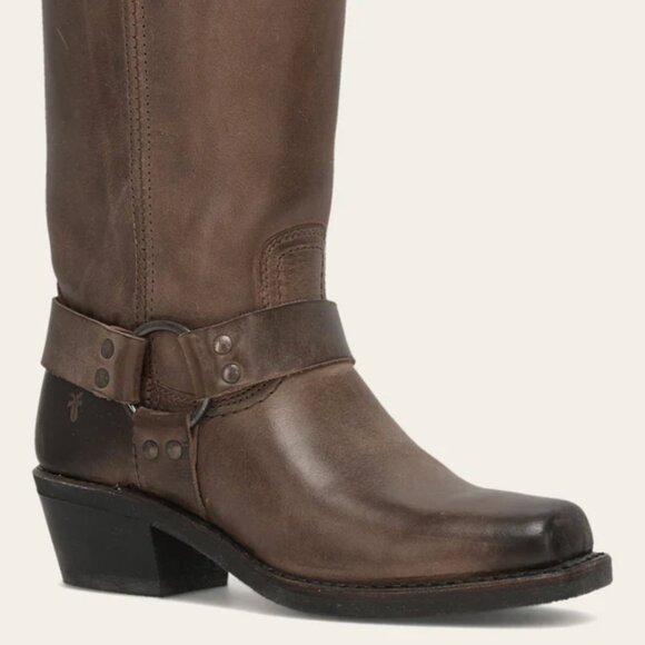 Frye Harness 12R Women's Brown Boots Size 6 - Picture 7 of 7